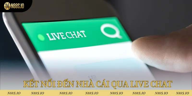 Kết nối đến nhà cái qua hình thức live chat được nhiều người sử dụng